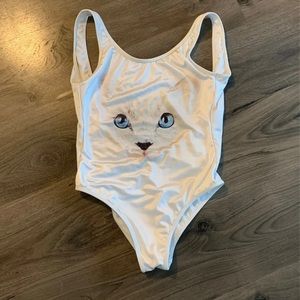 Wildfox Cat Swim or Bodysuit